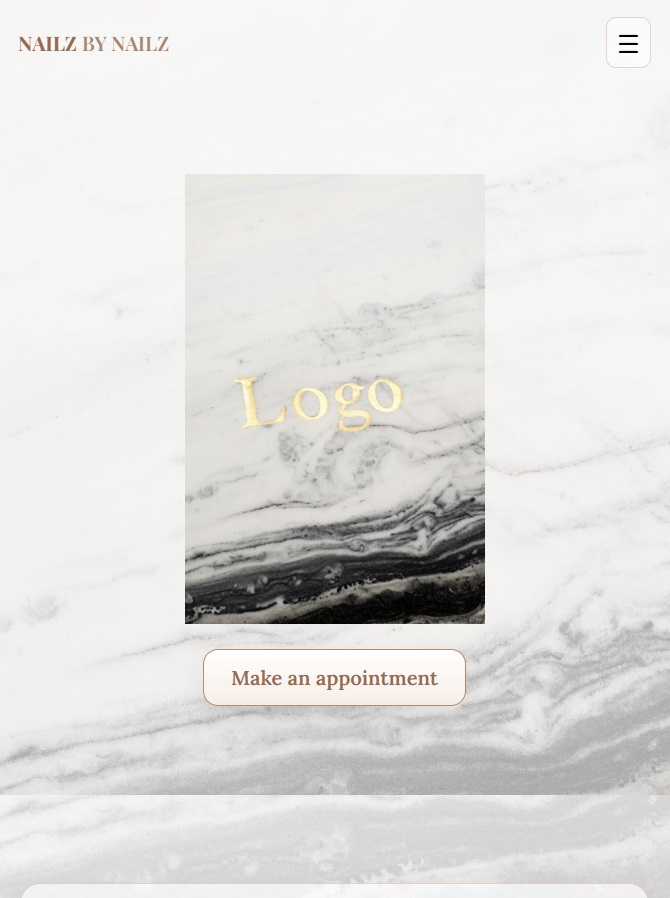 Nails by Nailz – websitesjabloon voor nagelsalon